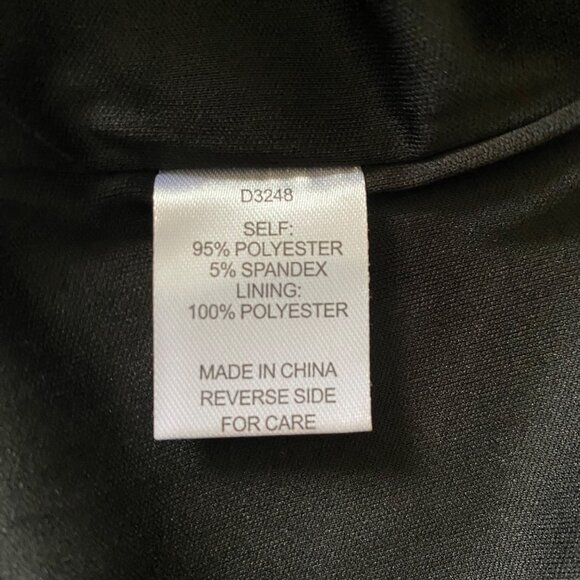 Alexia Admor NWT $110 Color Block Sheath Dress,  Black Ivory Women's Size L - Picture 9 of 10